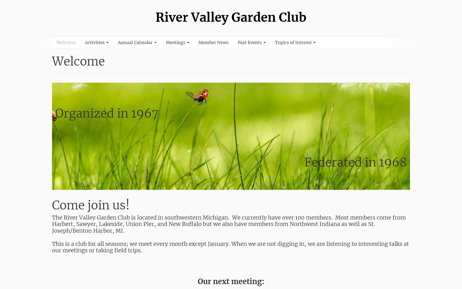 Jubese Portfolio - River Valley Garden Club